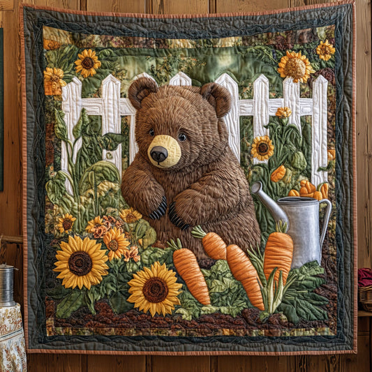 Bear And Garden CP0406058CL Quilt
