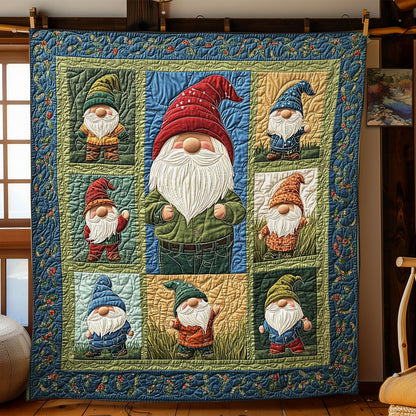 Cute Gnome Family WY0801014CL Quilt
