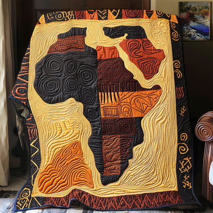 Map Of Afica WY0303014CL Quilt