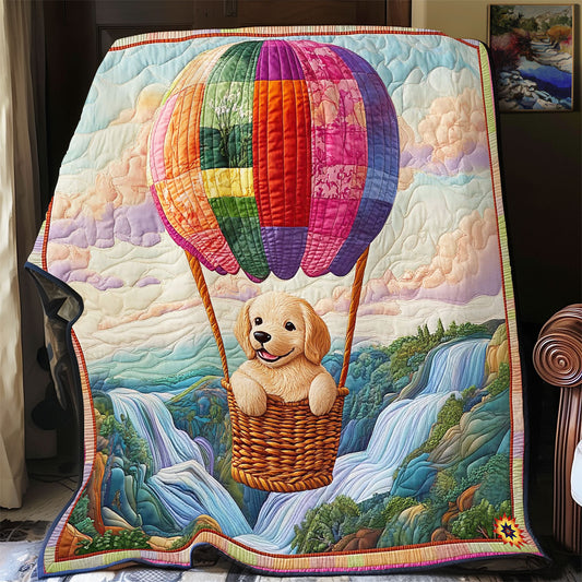 Hot Air Balloon Puppy WY2012050CL Quilt