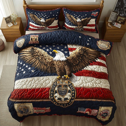 Patriot Honor Eagle WX0507028CL Duvet Cover Set