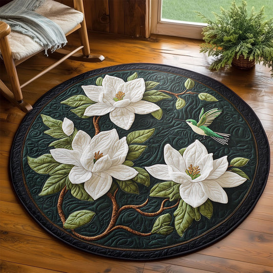 Magnolia Bird WY2203072CL Quilted Round Mat