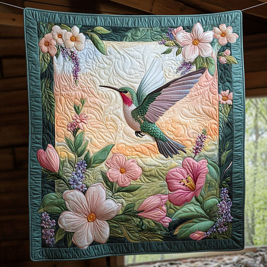 Hummingbird In Flower Garden DH1609016CL