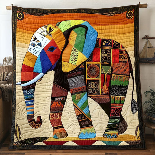 Elephant Ancestral Glow WN0910011CL Quilt
