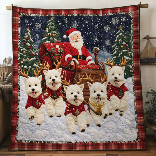 Terrier Christmas Magic WN1211112CL Quilt