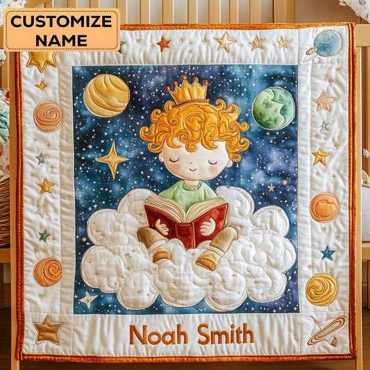 Cosmic Prince WY2507024CL Personalized Baby Quilt