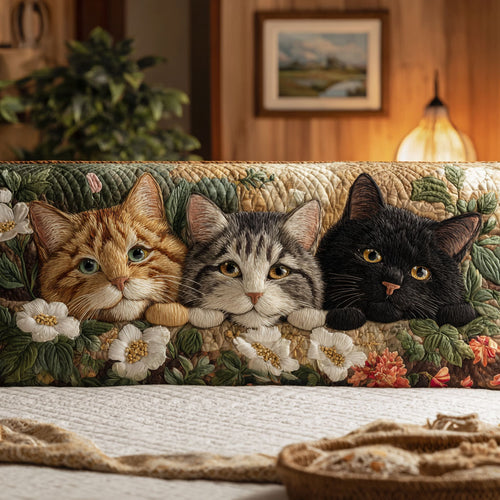 Three Cozy Cat CW2512017CL Quilted Headboard Slipcover