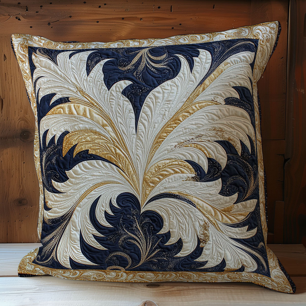 Flower Feather WY0602083CL Quilt Pillow Case