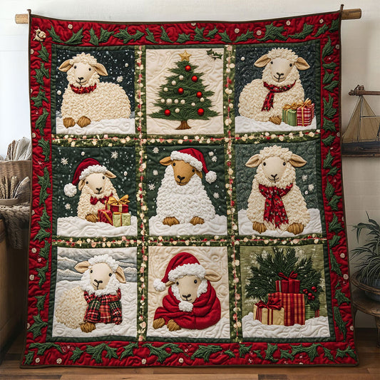 Winter Joy Sheep WN3010070CL Quilt