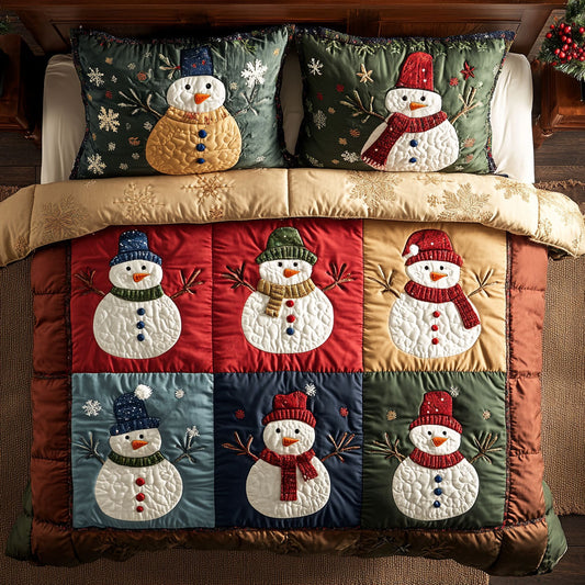 Rustic Snowman CP2508058CL Duvet Cover Set