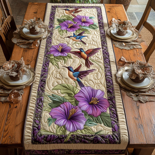 Birdsong Bloom WN0307001CL Quilted Table Runner