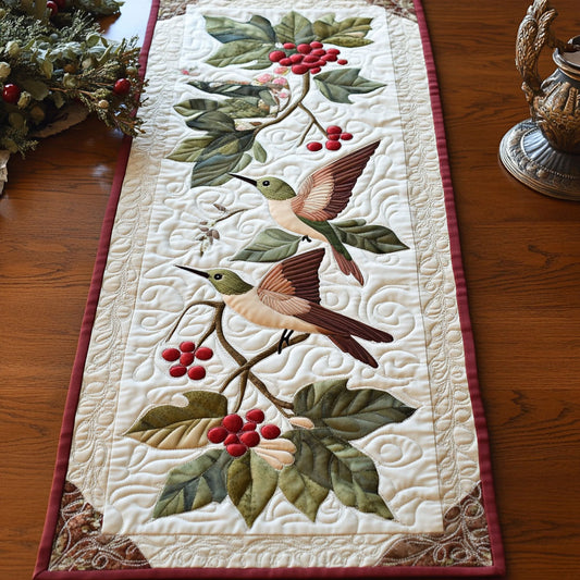 Berries Harvest CP1505010CL Quilted Table Runner