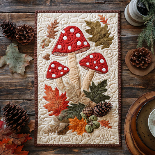 Woodland Autumn Delight WX0307094CL Quilted Table Runner