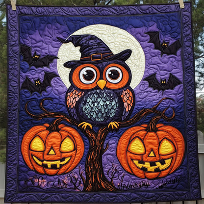 Owl Pumpkins Night LT1809029CL Quilt