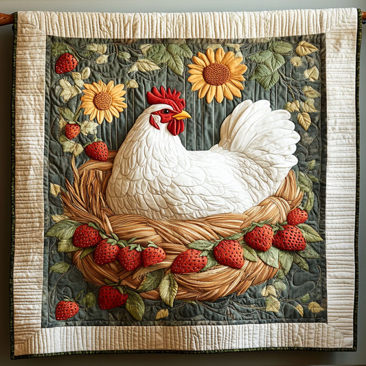 The Garden Hen WY2708010CL Quilt