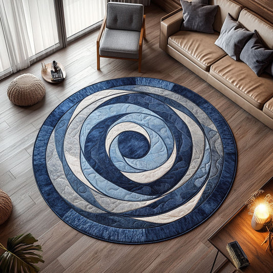 Circle Rhythm WN0407067CL Quilted Round Mat