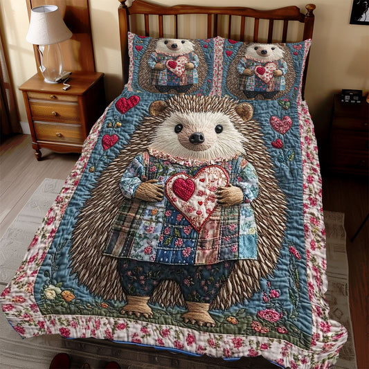 Hegdehog Heart WX0412080CL Duvet Cover Set
