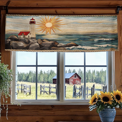 Lighthouse Dreamscape WN0408034CL Quilted Valance