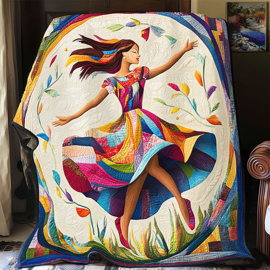 Woman Dancing WX1401054CL Quilt