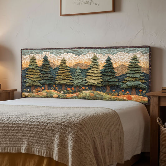 Mountain Forest CP1212002CL Quilted Headboard Slipcover