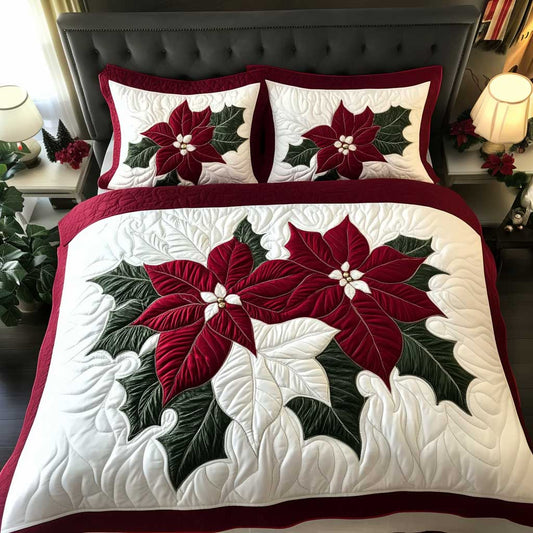 Poinsettias Magic WN2703026CL Duvet Cover Set