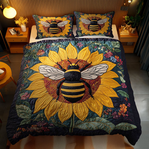 Sunflower Bee WN1202081CL Duvet Cover Set