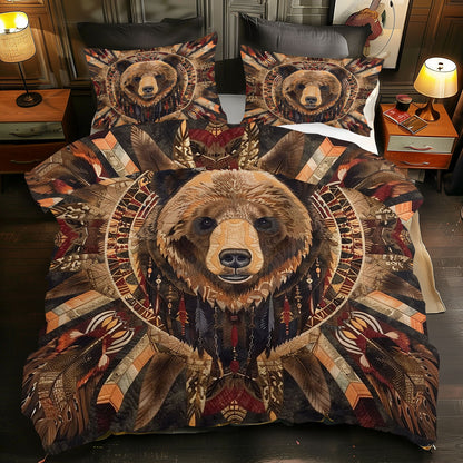 Bear Native American WJ2112041CL Duvet Cover Set