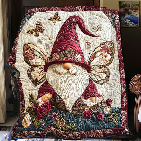 Butterfly Gnome WY3112002CL Quilt