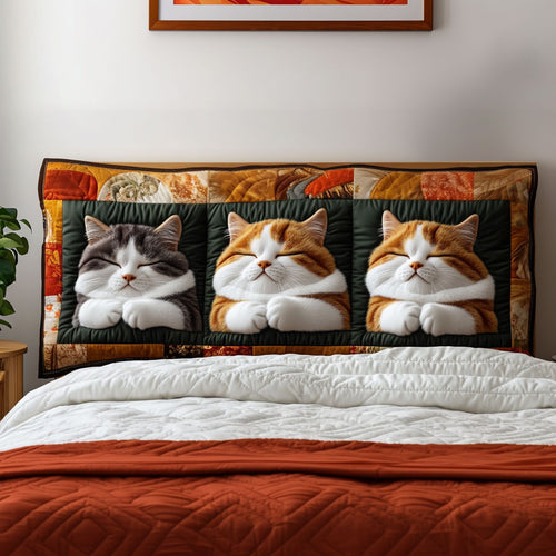 Sweet Dreams Kitty Trio KL0201007CL Quilted Headboard Slipcover