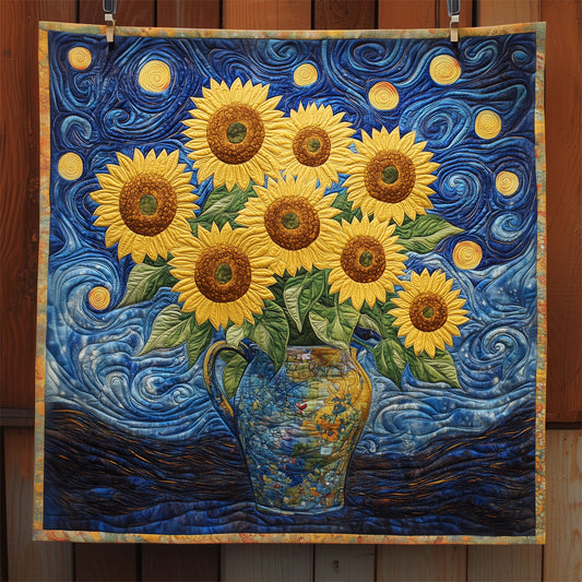 Sunflowers In A Vase LT2409008CL Quilt