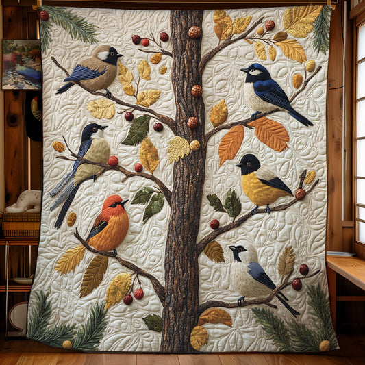 Garden of Bird CW3107029CL Quilt