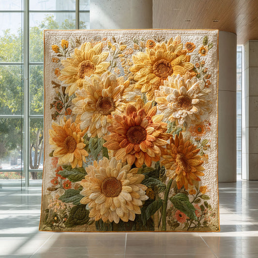 Sunflower Glory CW1408055CL Quilt