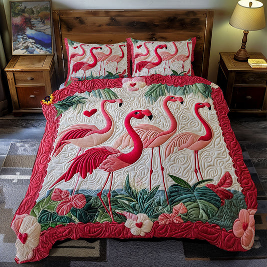 Flamingo Family WY1012067CL Duvet Cover Set