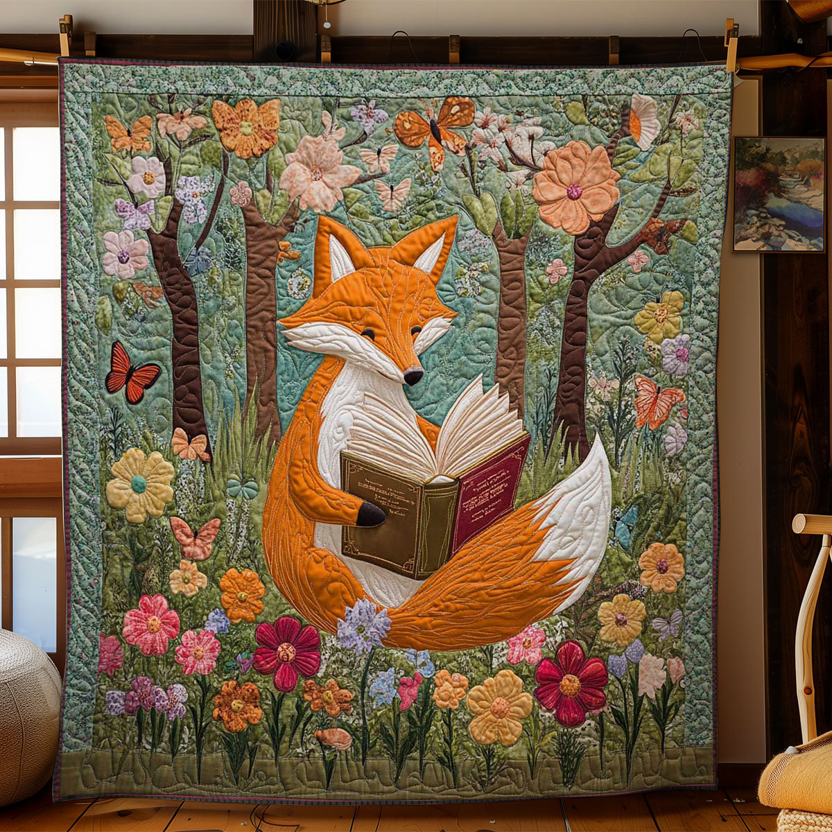 Scholarly Fox WN2712043CL Quilt