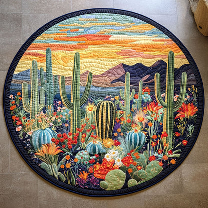Catus Florescence LT2411006CL Quilted Round Mat