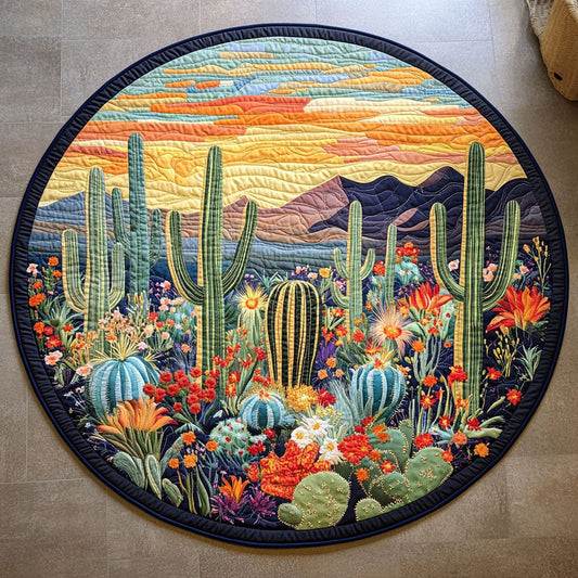 Catus Florescence LT2411006CL Quilted Round Mat