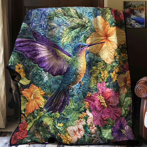 Beautiful Hummingbird WJ2403004CL Quilt
