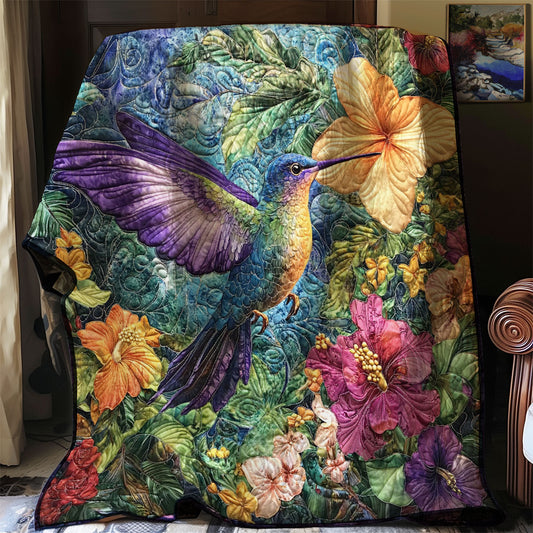 Beautiful Hummingbird WJ2403004CL Quilt