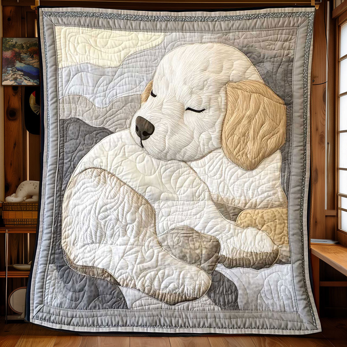 Puppy Labrador WP0602018CL Quilt