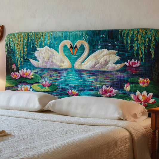 Swan Romance CW0501026CL Quilted Headboard Slipcover