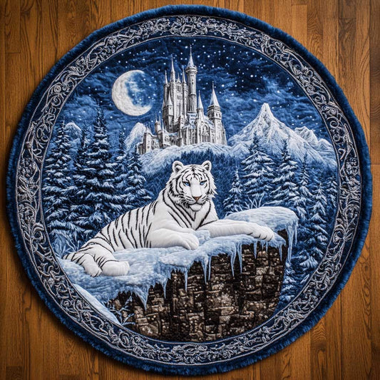 White Tiger Guard WN2504051CL Quilted Round Mat