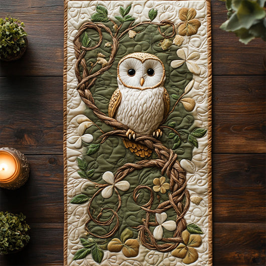 Owl In Celtic WY2404033CL Quilted Table Runner