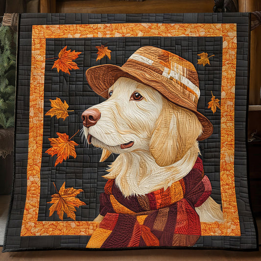 Autumn Golden Retriever WP1905004CL Quilt