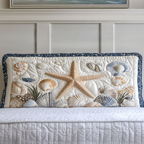Seashell Haven WN0501056CL Quilted Headboard Slipcover