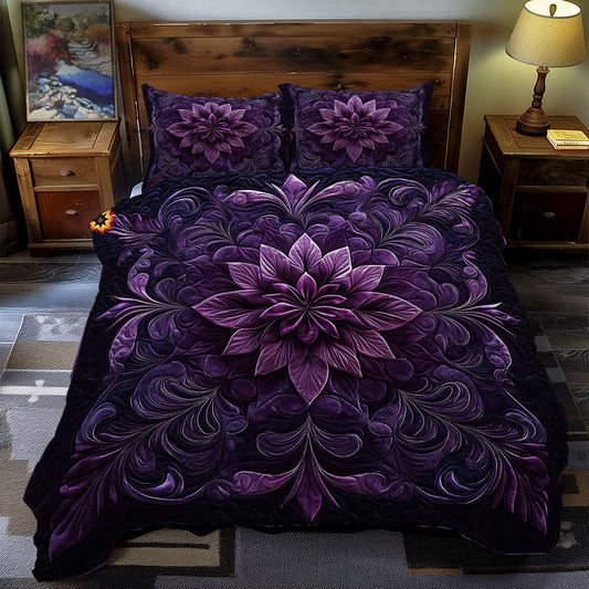 Mystic Flower Bloom WY09120059CL Duvet Cover Set