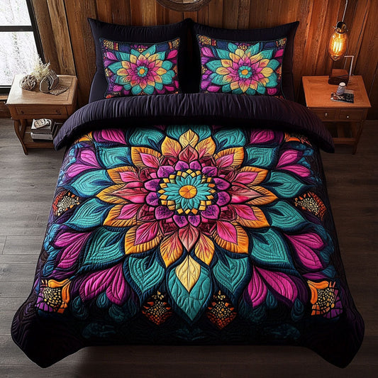 Colorburst Mandala WJ0506019CL Duvet Cover Set