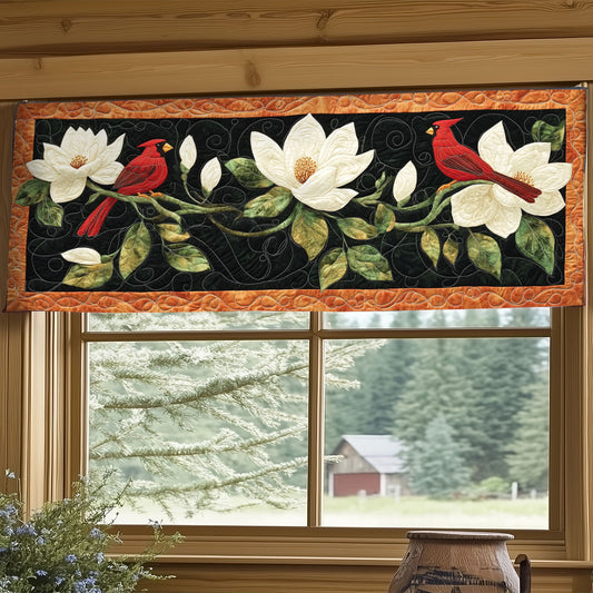 Cardinal And Magnolia WY2404049CL Quilted Valance