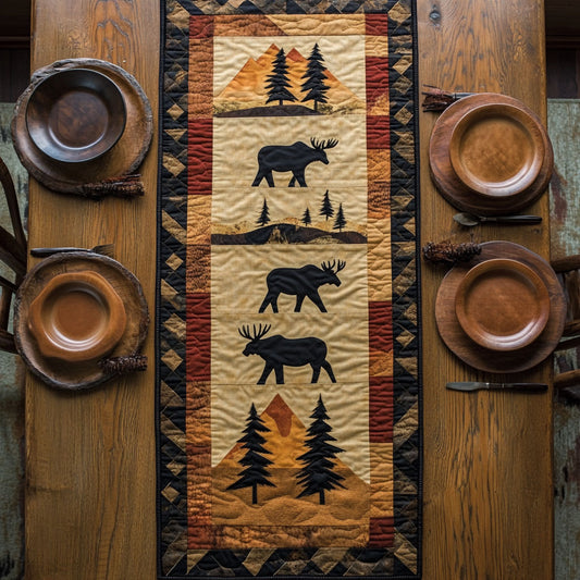 Native Moose CP1905018CL Quilted Table Runner
