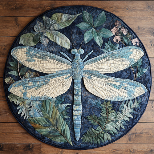 Blue Wings XR1203004CL Quilted Round Mat