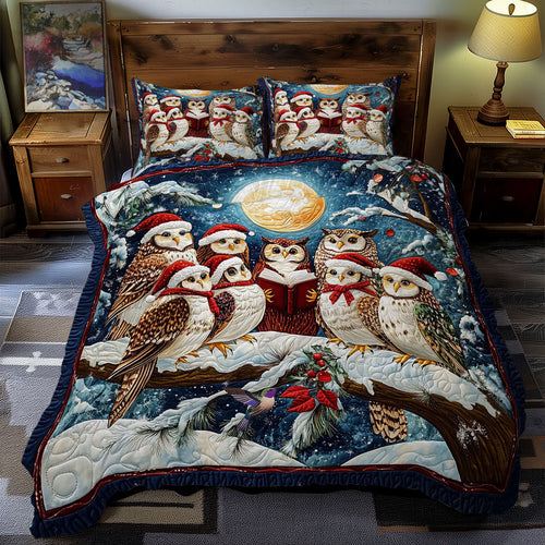 Winter Night Owl WY0612062CL Duvet Cover Set